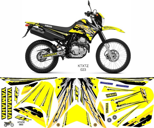 Kit Adesivos Moto Yamaha Lander 250 2009 A 2017 2018 2019