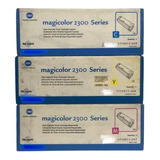 Pack Kit 3 Toner Konica Minolta 2300 Color