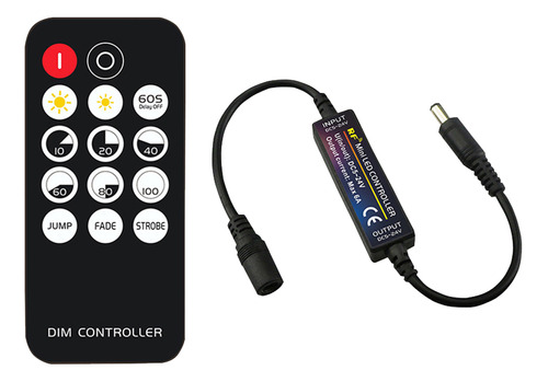 Controlador Remoto Rf, Atenuador Led Dc5v-24v, 14 Teclas Par