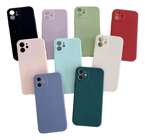 Estuche Funda Silicone Case Para iPhone 11 12 13 14 Pro Max