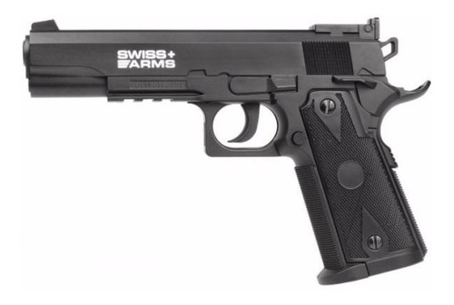 Pistola P1911 Match + 500 Balines + 2 Co2, Marca Swiss Arms