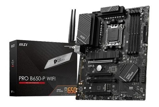 MOTHERBOARD MSI PRO B650-P WIFI DDR5 AMD AM5  NEGRO