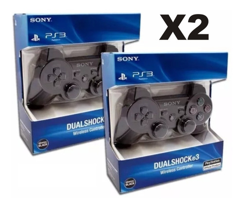 Combo X2 Joystick Ps3 Sony Inalámbrico Con Envio Gratis!