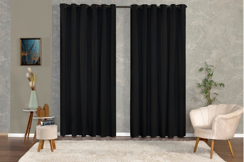  Cortina Blackout Pvc Quarto/sala 250 Largura 270 De Altura 