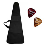 Capa Bag Nylon Para Guitarra Stratocaster Com Alça E Bolsa! 