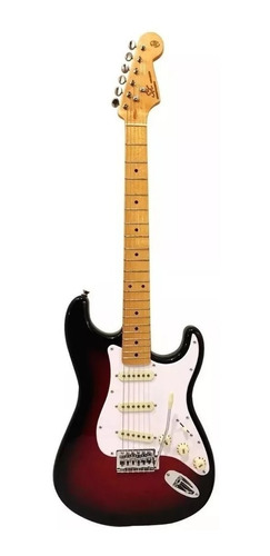 Guitarra Electrica Sx Stratocaster Fst-57 Sunburts Funda 