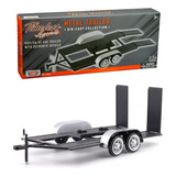 Remolque Traila Dolly Metal Motor Max 1/24 A Escala