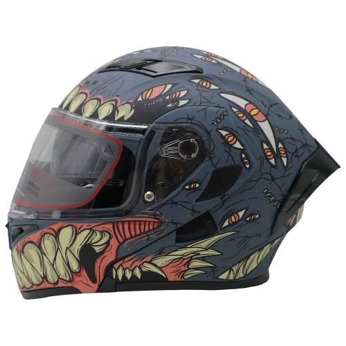 Casco Abatible R7 Racing Unscarred Argos Gris