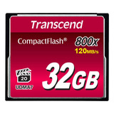 Transcend Tarjeta De Memoria Compactflash De 32 Gb 800x (ts3