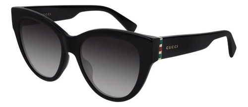 Gucci Gg0460s 001 Eye Cat Acetato Negro Gris