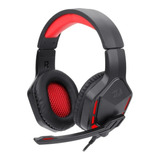 Auricular Gamer Redragon Themis H220 Pc Black Red Microfono