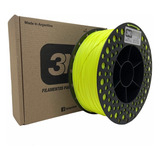 Filamento Pla 3n3 1kg 1.75mm Para Impresoras 3d Amarillo Flu