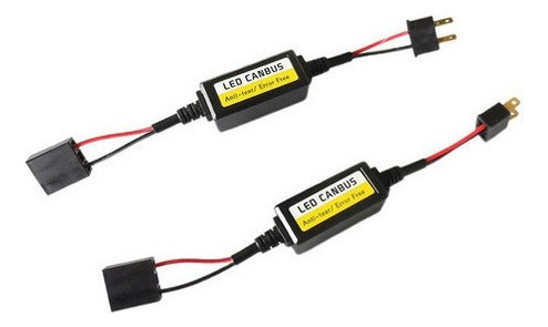 2x Led Faro Canbus Anti Parpadeo Resistencia Decodificador