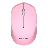 Mouse Phillips Inalambrico M344 Notebook Pc Portable Rosa