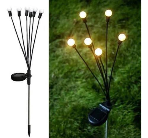 Luces Solares Led Jardin Exterior Ramo Bombillas Estaca X1