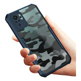 Funda Redmi Note 10s Beetle Camouflage + Cristal Templado