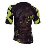 Remera Kitsune Fgt Compresión Lycra Rashguard Mma 