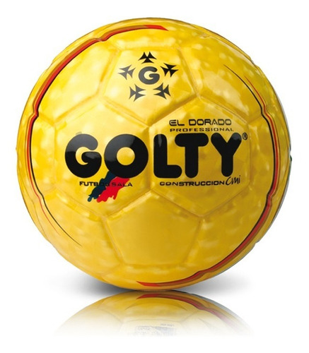Balon Fútbol Sala Profesional Golty Dorado Cmi Plus