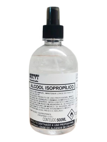 Alcool Isopropilico Spray 99%  500ml - Limpeza D Eletronico