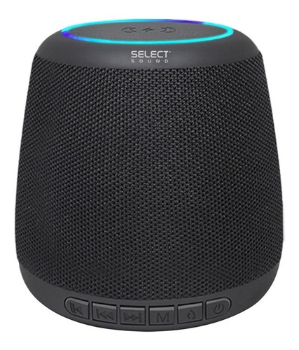 Bocina Bluetooth Bt1200 Select Sound Cargador Inalámbrico Color Negro