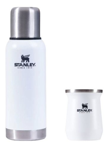 Set Stanley Mate + Termo Blanco Original Garantia