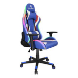 Silla Gamer Black Rgb Control Remoto Mod Pro 700 Blue