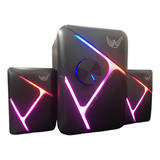 Caixa De Som Subwoofer Pc Notebook Rgb P2 Usb Bluetooth