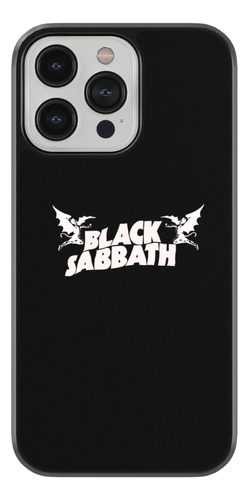Case Funda Para Celular Rock Black Sabbath Negro Blanco