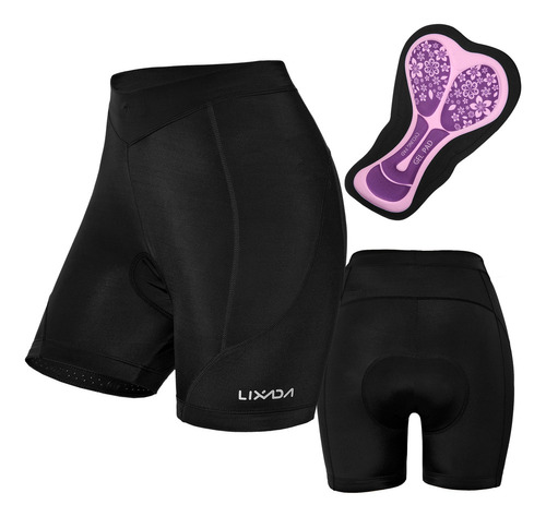 . Bicicleta Shorts Bike Lixada Acolchada Para Montar En