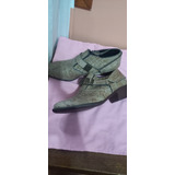 Zapatos En Punta Cuero