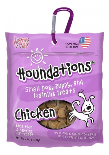 Snack Para Perro Houndations Pollo 4 Oz