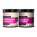 Kit Drenagem Linfatica 1kg + Bumbum E Perna 1kg Cosmeceuta