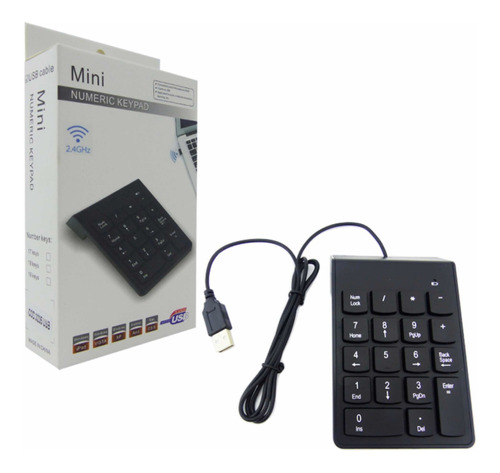 Teclado Mini Numeral, Usb Para Pc Notebook