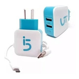 Cargador Celular Carga Rapida 2 Puertos Usb 2.1  1 Iglufive 