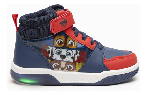 Zapatilla Con Luces Niño Personajes Azul Paw Patrol