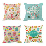 Fundas De Almohada Estampado De Pascua Funda Cojín De Sofá