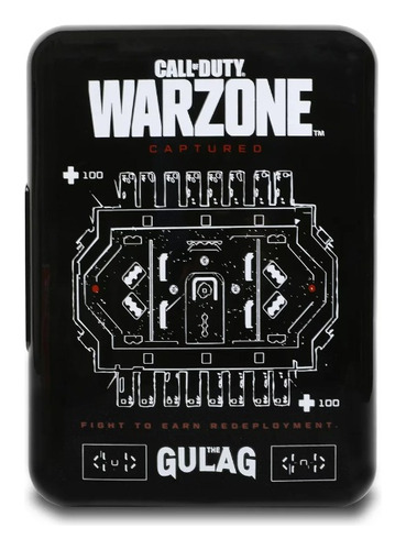 Mini Refrigerador Negro Cod Warzone Capacidad 6 Latas