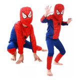 Disfraz Spiderman Para Niños Hombre Araña Con Máscara Guante