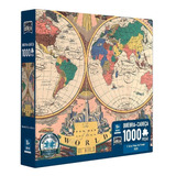 Quebra Cabeça O Novo Mapa Do Mundo 1928 1000 Pçs Game Office