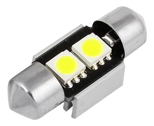 Led Tubular 31mm 2 Led Canbus Cancela Error 12v Blanco Autos