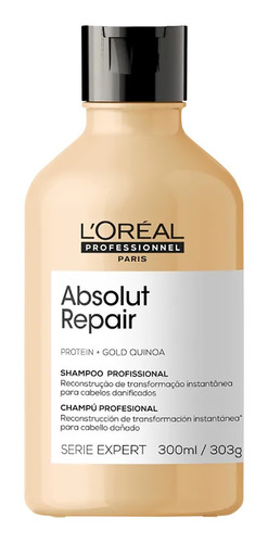 Loreal Shampoo Profissional Gold Quinoa 300ml