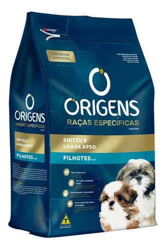 Ração Cão Filhote Shih Tzu/lhasa Apso Filhote 10,1kg Origens