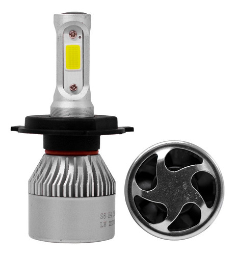 Kit Focos Led S6 Hd Auto Moto Faro Alta Y Baja  H4 9005 9006 Foto 6