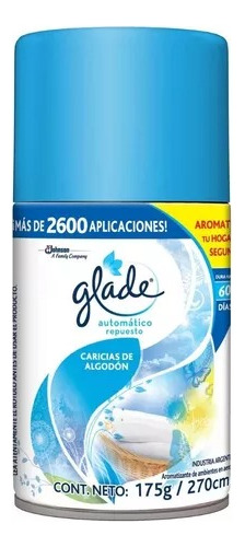 Repuesto Glade Automático Caricias De Algodón X 6 Unidades