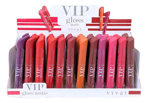 Kit Vip Gloss Matte C/12 Unidades Vivai - 3119.1.1