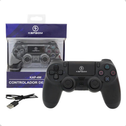 Joystick Controle Manete Compatível Ps4 Sem Fio Recarreg Usb