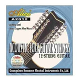 Encordado Para Guitarra Acustica 12 Cuerdas 010 Alice