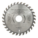 Disco De Serra Circular P/ Madeira 180mm C/ 30 Dentes Fertak