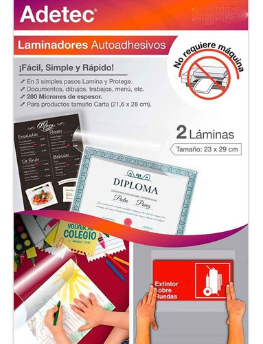 Laminado En Frío Autoadhesivo Tamaño Carta