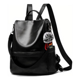 Mochilas Antirrobo Para Mujer Moda Mochila Bolso De Casual Hombro Gran Capacidad Mochila De Viaje Color Negro